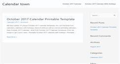 Desktop Screenshot of calendartown.com